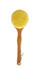 Bath Brush With Natural Bristles (Round) - 1 Brush