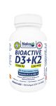 Bioactive D3 + K2 (Mk-7 Form) 2,500iu + 120 mcg - 150 Softgels