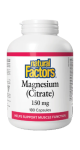 Magnesium Citrate 150mg - 180 Caps