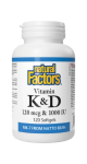 Vitamin K+D 120mcg/1,000iu - 120 Softgels