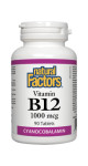 B-12 (Cyanocobalamin) 1,000mcg - 90 Tabs