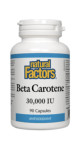 Beta Carotene 30,000iu - 90 Caps - Natural Factors