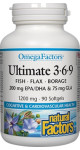 Ultimate Omega Factors 3-6-9 1,200mg - 90 Softgels