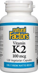 Vitamin K2 100mcg (Mk-7) - 120 V-Caps