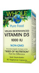 Whole Earth & Sea Pure Food Vegan Bioenhanced Vitamin D3 1,000iu - 90 V-Caps