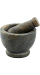Natural Soapstone Mortar & Pestle (4 Inch) - 1 Set