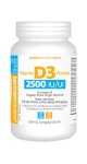 Vitamin D3 2,500iu (Organic Olive Oil Base) - 500 + 50 Softgels BONUS