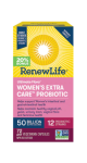 Ultimate Flora Women's Extra Care 50 Billion - 72 V-Caps (20% More)