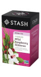 Wild Raspberry Hibiscus (Herbal Tea Caffeine Free) - 20 Tea Bags