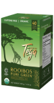 Rooibos Pure Green Premium Herbal Tea (Certified Organic Fair-Trade) - 40 Tea Bags