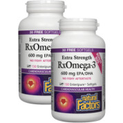 RxOmega-3 Factors Extra Strength - 150 + 150 Softgels (2 For Deal)