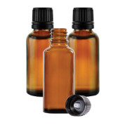 DIY Empty Dropper Bottles (Amber Glass) - 3 x 30ml