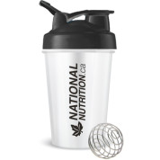 Shaker + Mixer Ball & Carrying Toggle (Black BPA Free) - 450ml