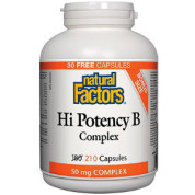 Hi Potency B-Complex - 180 + 30 Caps BONUS
