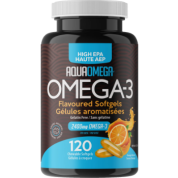 High EPA Omega-3 2,400mg (Orange) - 120 Chewable Softgels