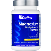 Magnesium Bis-Glycinate 50 Chewable (Tropical Pineapple) - 120 Tabs 