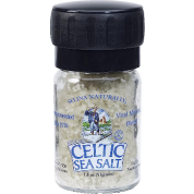 Light Grey Coarse Sea Salt Mini Grinder - 51g