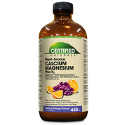 Calcium Magnesium + K2 Liquid (Orange Plant Based) - 450ml