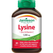 Lysine + Zinc & Vitamin C 1,000mg - 60 Caps