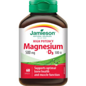 Magnesium 500mg + D3 500iu - 60 Caps