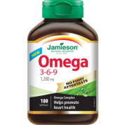 Omega 3-6-9 (No Fishy Aftertaste) 1,200mg - 180 Softgels