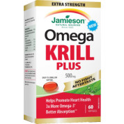 Omega Krill Plus (No Fishy Aftertaste) 500mg - 60 Softgels