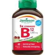 Vitamin B-12 Methylcobalamin (Cherry) 5,000mcg - 45 Sublingual Tabs