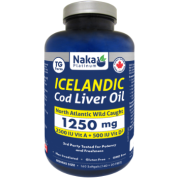 Icelandic Cod Liver Oil 1250mg - 160 Softgels