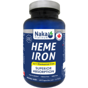 Heme Iron (Bovine Source) - 45 + 15 Caps BONUS