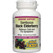 Black Elderberry Extract 100mg - 120 Softgels