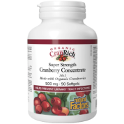 CranRich Super Strength Cranberry (Organic) 500mg - 90 Softgels