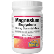 Magnesium Bisglycinate 200mg Pure - 290g