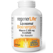 RegenerLife Liposomal Bioenergetic Vitamin C Ascorbate 500mg - 120 Softgels