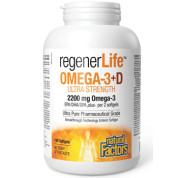 RegenerLife Ultimate Strength Omega-3 With Vitamin D - 150 Softgels