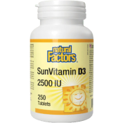 SunVitamin D3 2,500iu - 250 Tabs