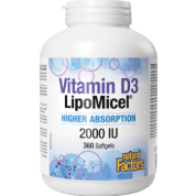 Vitamin D3 LipoMicel 2000iu - 360 Softgels