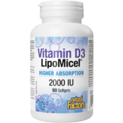 Vitamin D3 LipoMicel 2000iu - 90 Softgels