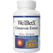WellBetX Cinnamon Extract 150mg - 60 Caps