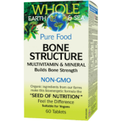 Whole Earth & Sea Pure Food Bone Structure - 60 Tabs