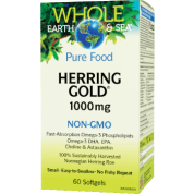 Whole Earth & Sea Pure Food Herring Gold 1,000mg - 60 Softgels