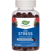 Less Stress Ashwagandha Gummies (Mixed Berry) - 60 Gummies
