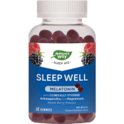 Sleep Well Melatonin Gummies (Mixed Berry) - 60 Gummies