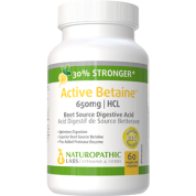 Active Betaine HCL 650mg (30% Stronger) - 60 V-Caps