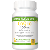 Active CoQ10 100mg (+Org. MCT Oil Base & Black Pepper) - 30 Softgels