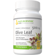Olive Leaf Extract 500mg (Organic / 20% Oleuropein) - 60 V-Caps