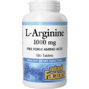 L-Arginine 1,000mg - 180 Tabs