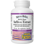 Stress-Relax Saffron Extract (100% Pure) 28mg - 30 V-Caps