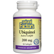 Ubiquinol Qh Active CoQ10 200mg - 30 Softgels