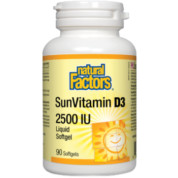 SunVitamin D3 2,500iu - 90 Softgels