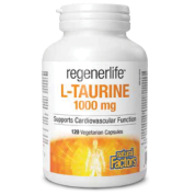 RegenerLife L-Taurine 1000mg - 120 V-Caps